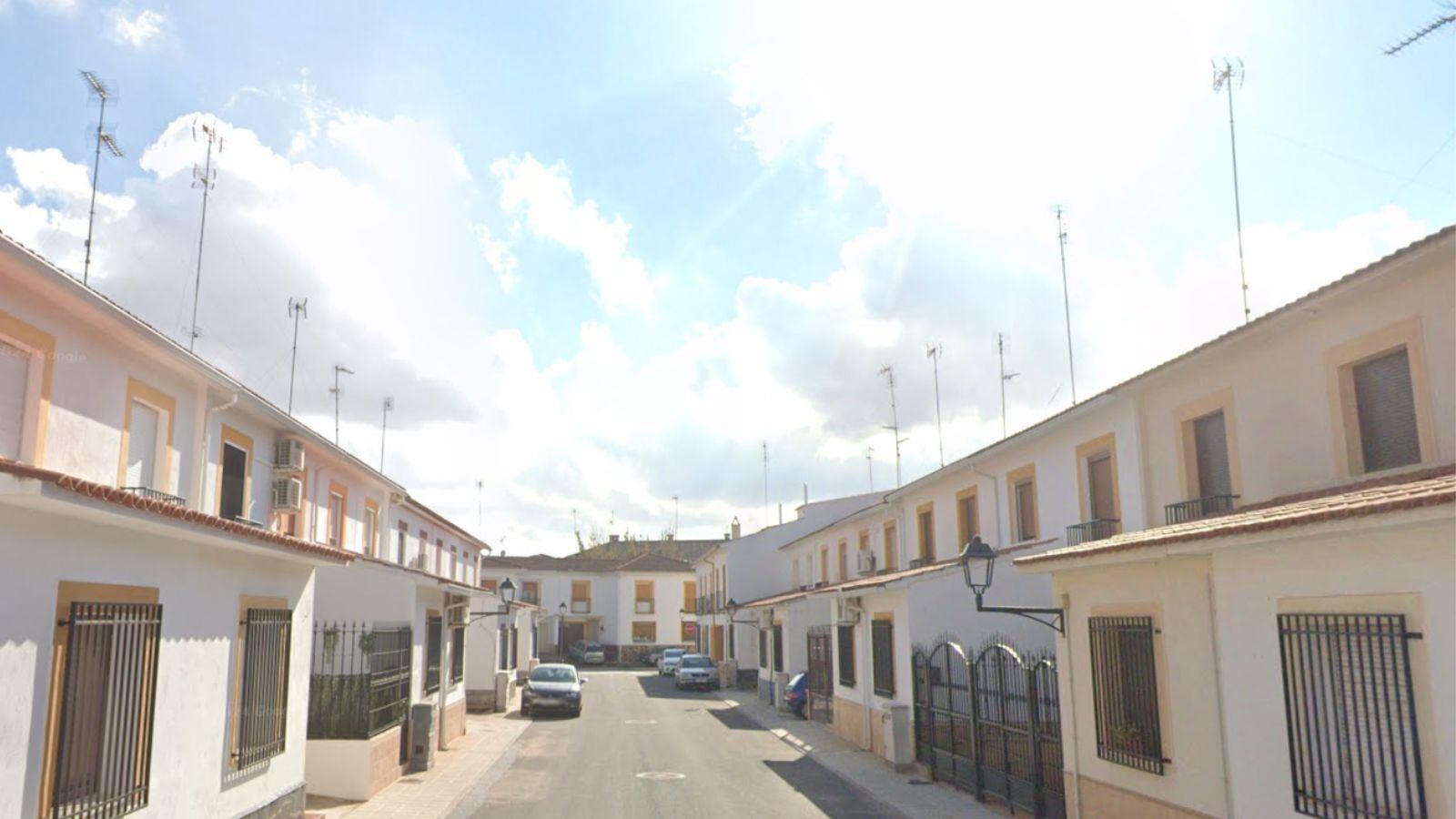 Imagen de la calle en donde se ha producido este nuevo accidente laboral en la provincia de Toledo