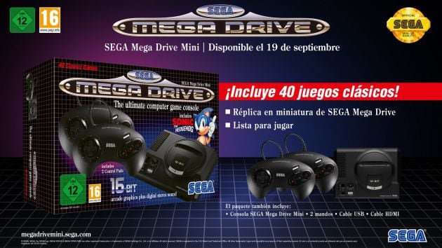 La nueva Mega Drive Mini