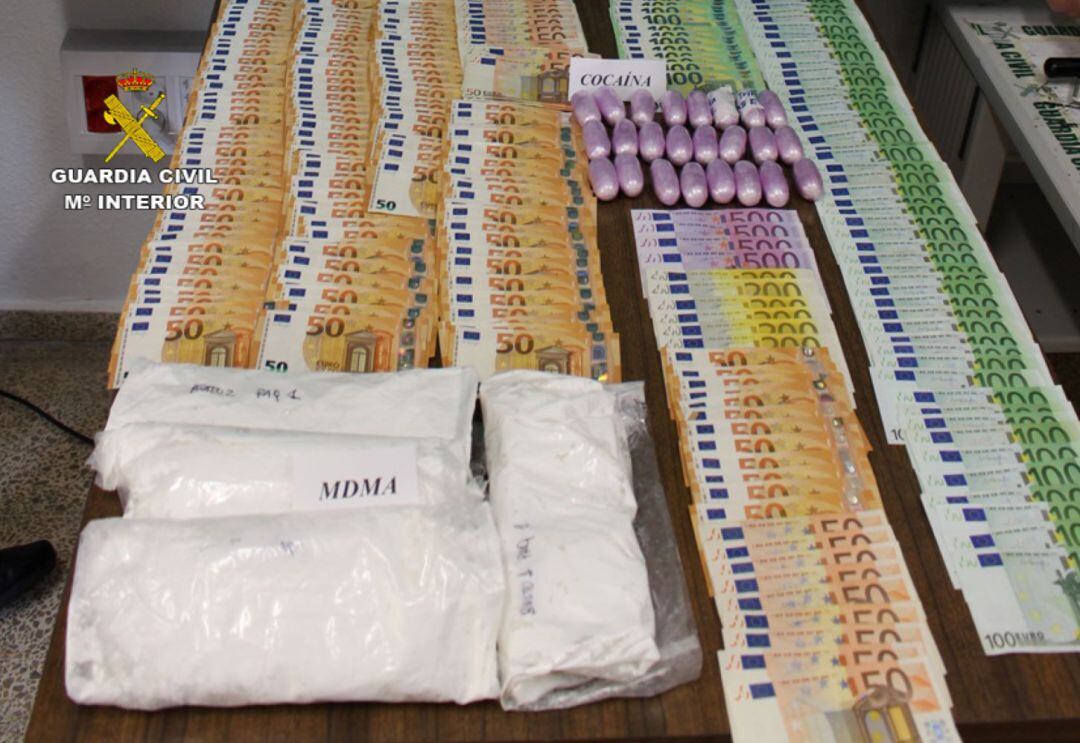 Això és el que va incautar la Guardia Civil a la operació Novel.