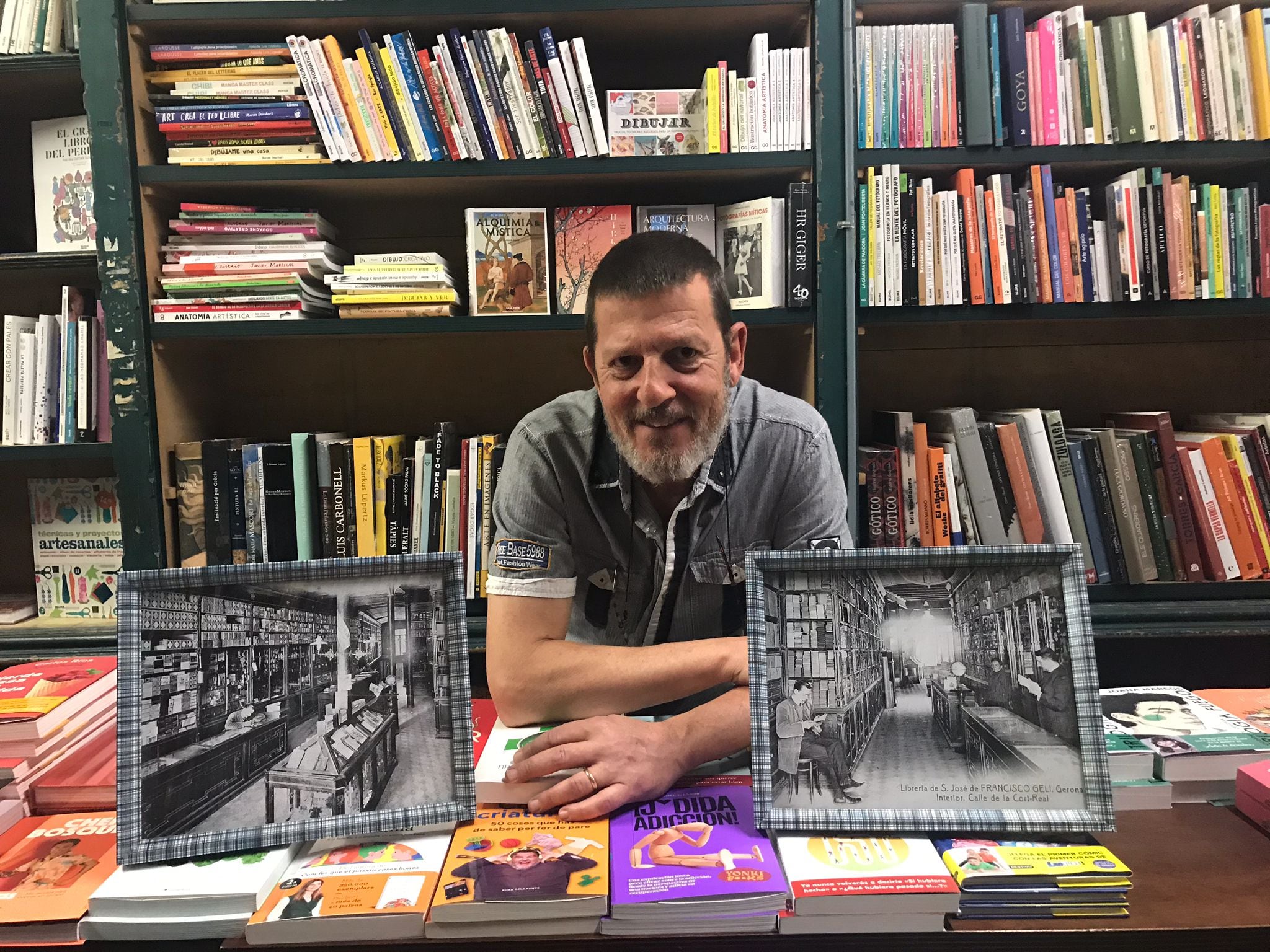 Pere Rodeja, gerent de la Llibreria Geli