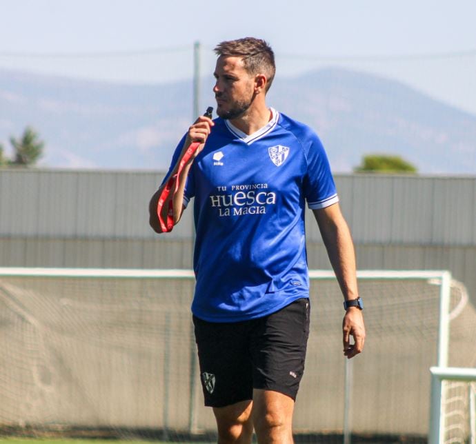 Sergi Guilló, entrenador de la SD Huesca