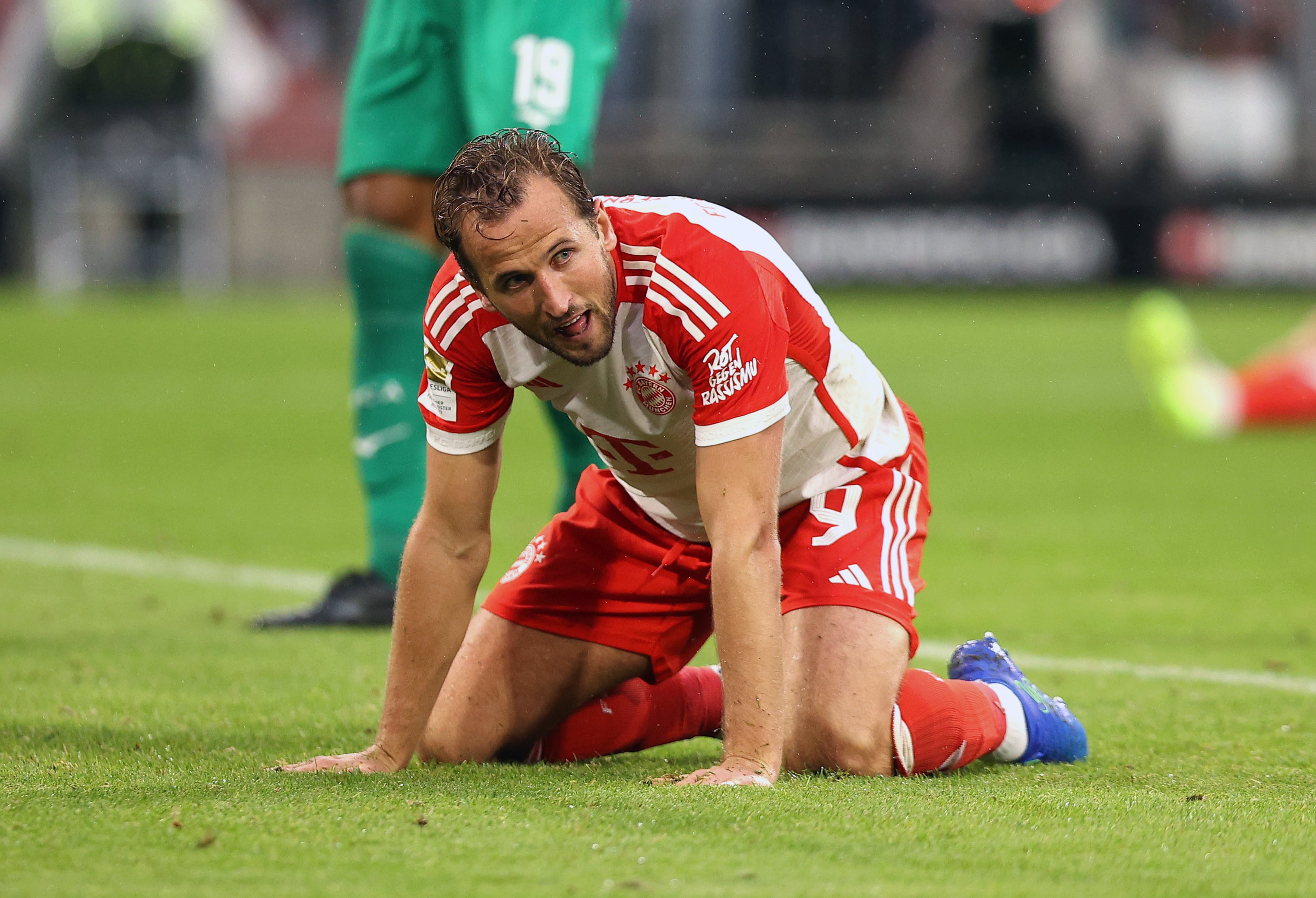 MUNICH, GERMANY - AUGUST 27: Harry Kane del FC Bayern Muenchen Allianz Arena en August 27 /Getty Images