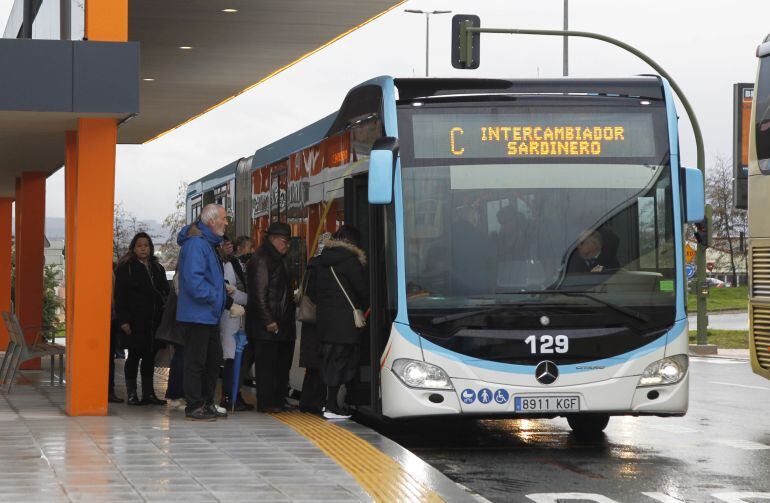 Autobús de Santander.