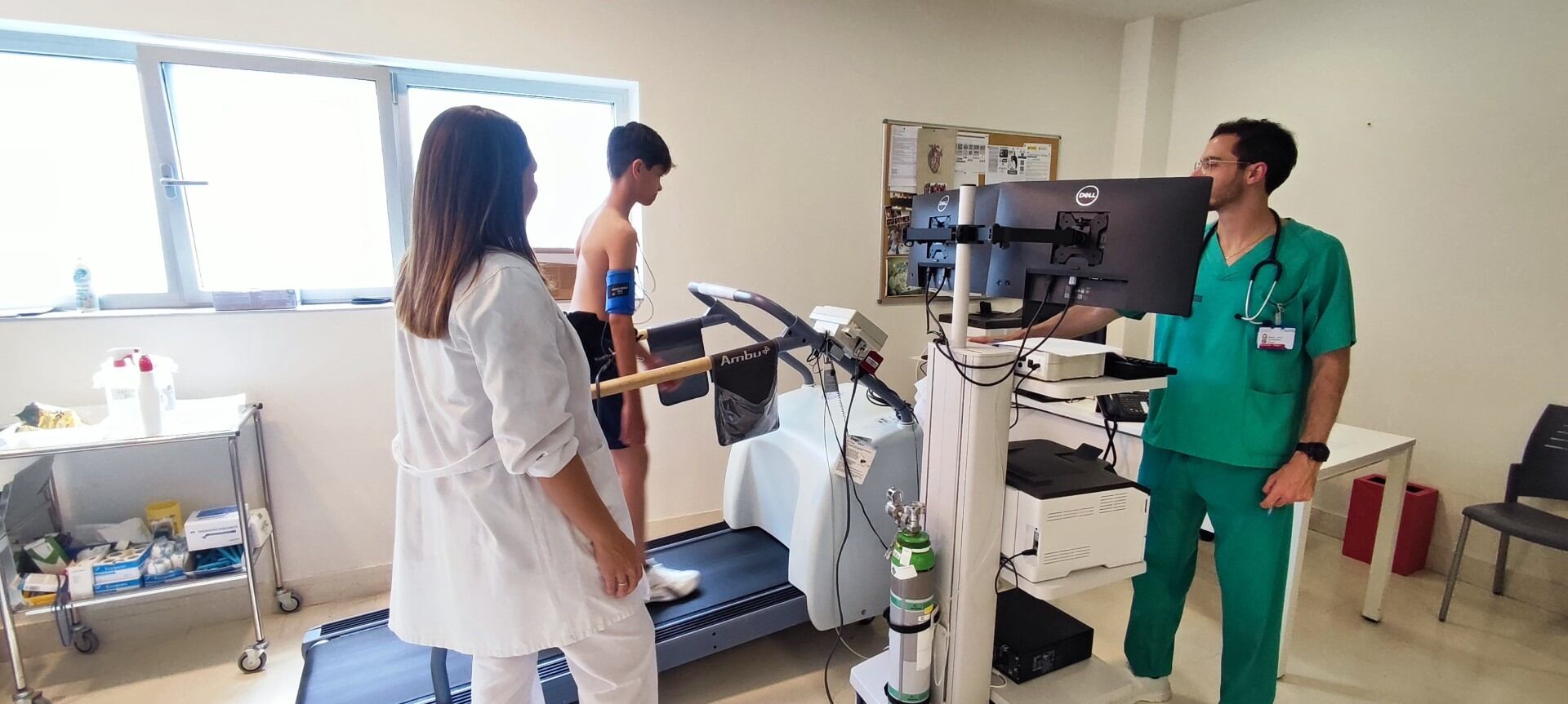 El Hospital Francesc de Borja realiza ergometrías