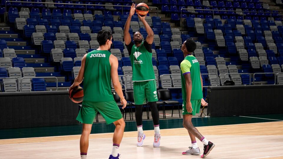 Entrenamiento del Unicaja