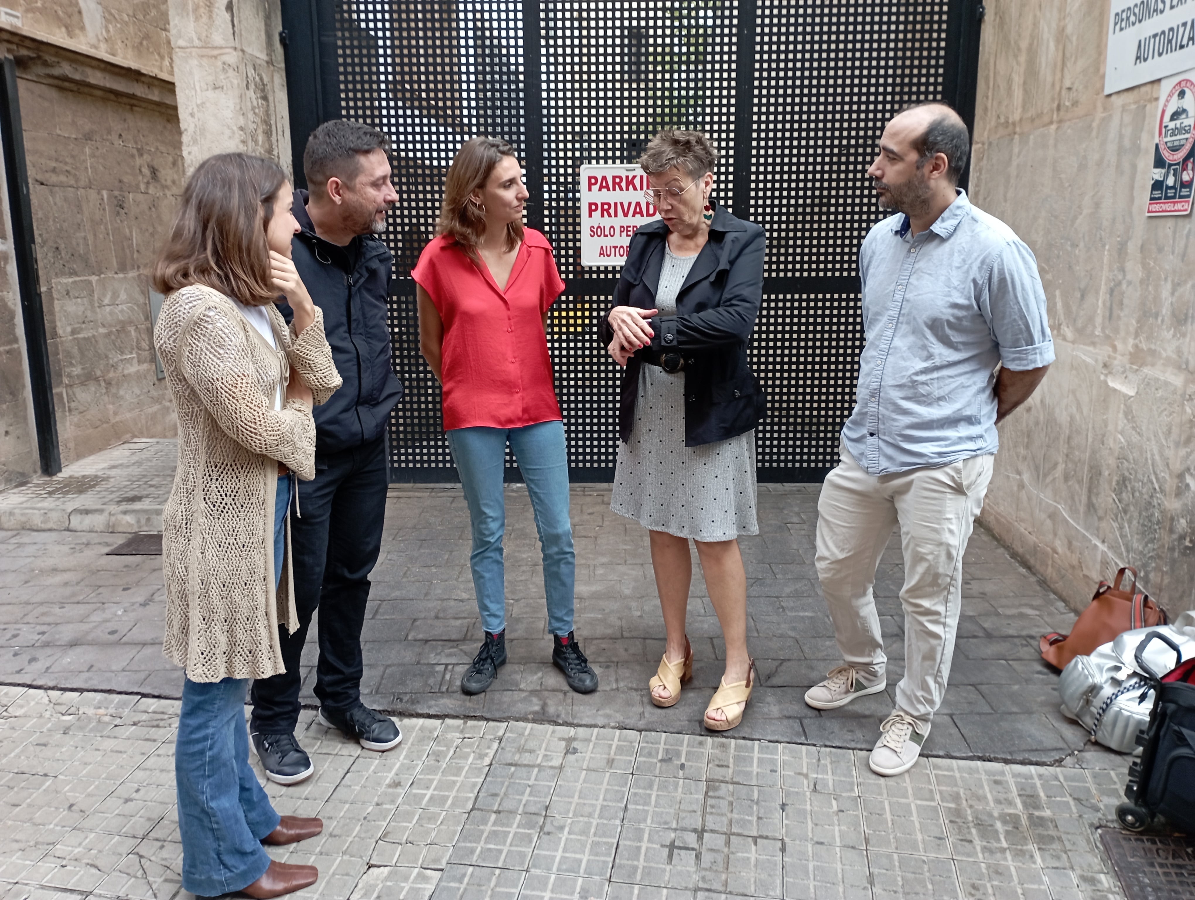 Unidas Podemos frente a los Juzgados de Palma