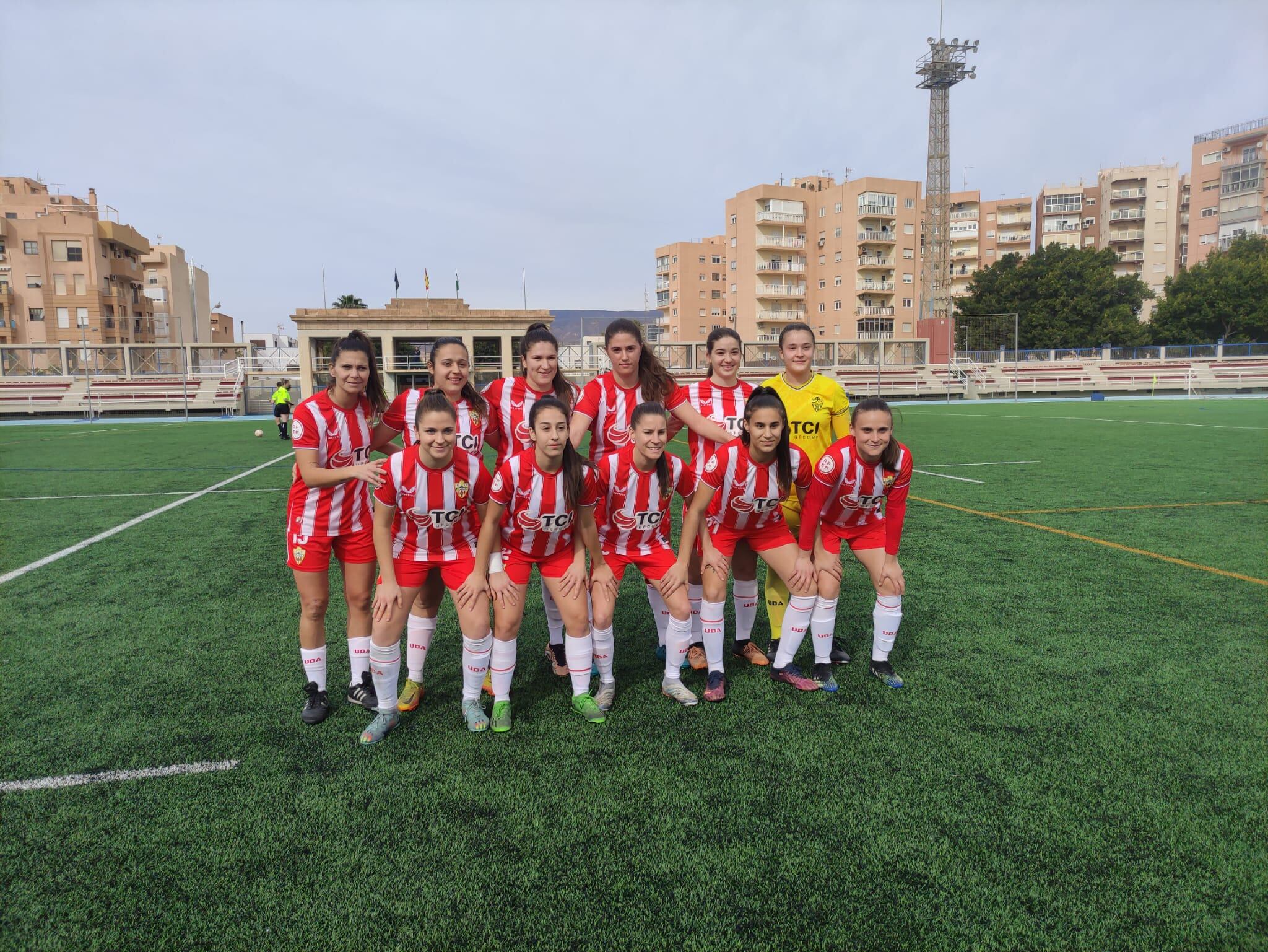 El once del Almería que se midió al Albacete.