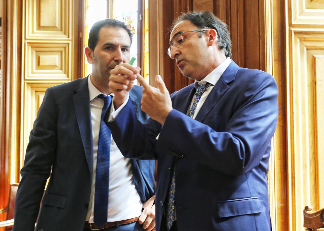 Mario Simón y Alfonso Polanco