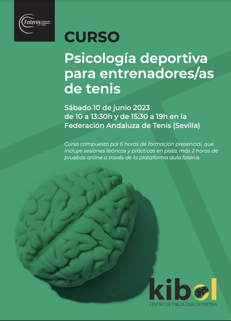 Cartel del curso para la formación de los entrenadores.