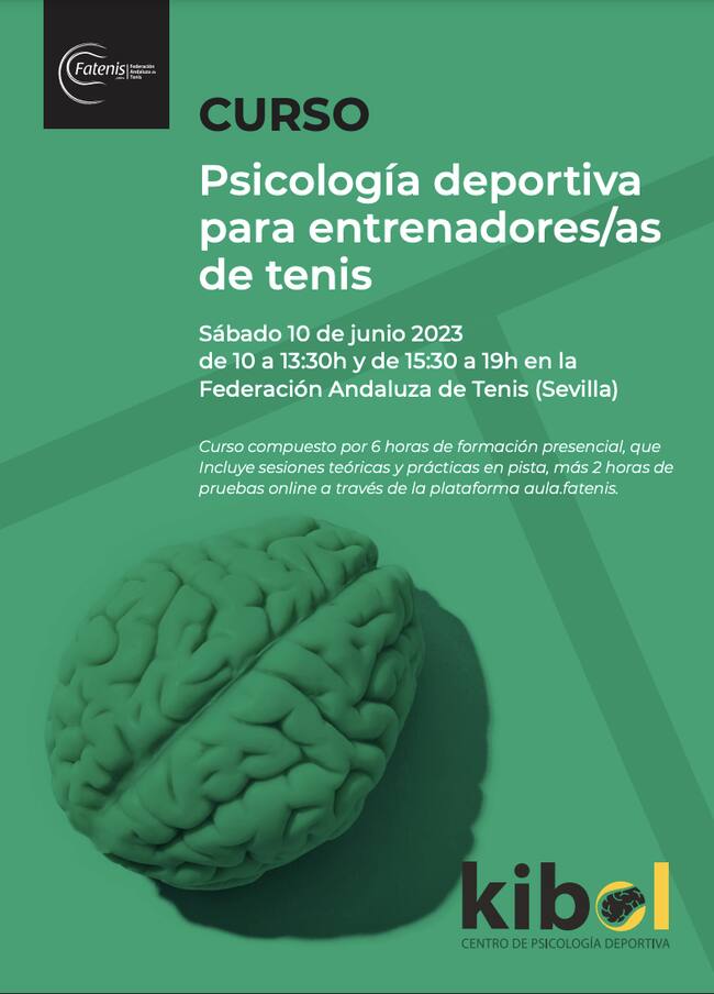 Cartel del curso para la formación de los entrenadores.