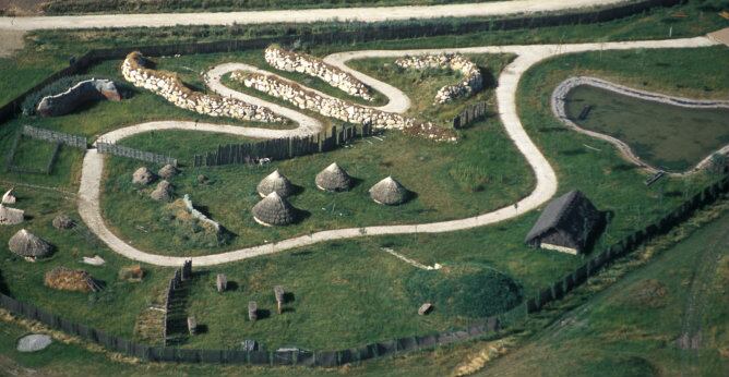 Vista del Parque Arqueológico de Atapuerca (Burgos)