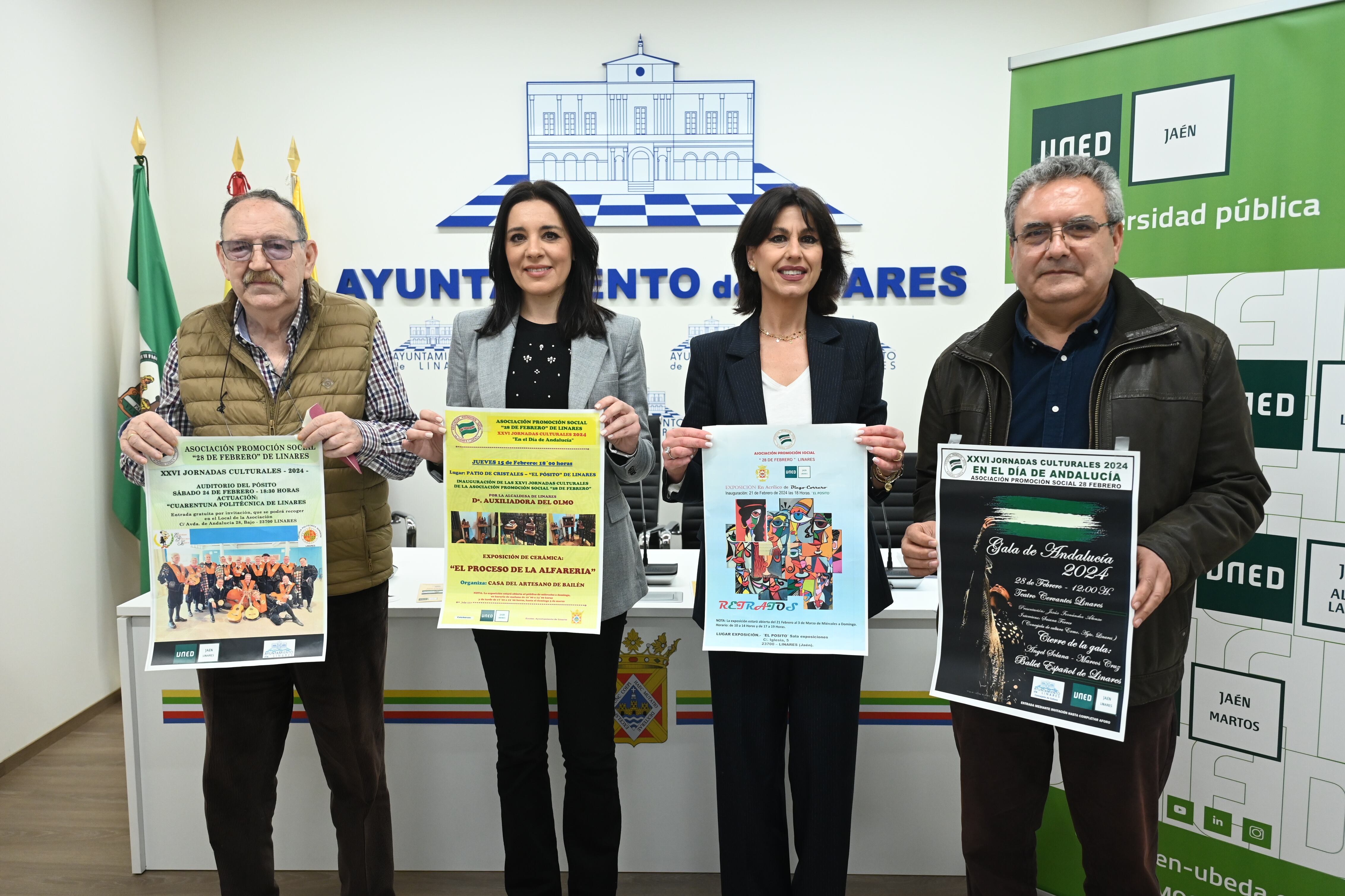 Presentación de las Jornadas &quot;En el Día de Andalucía&quot; de la Asociación 28F