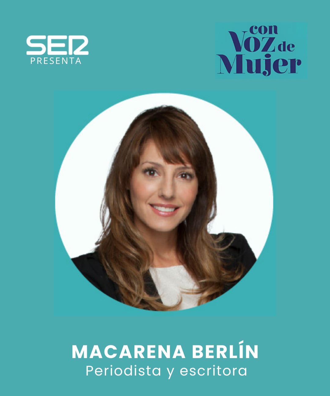 Macarena Berlín presentará &quot;Con Voz de Mujer&quot;