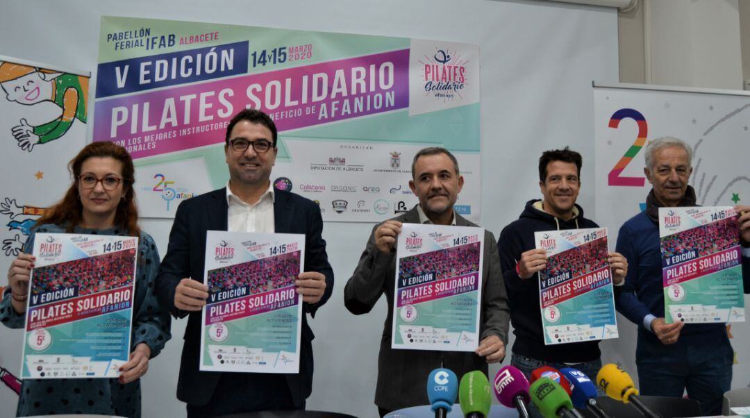 Presentación del Pilates Solidario de Afanion