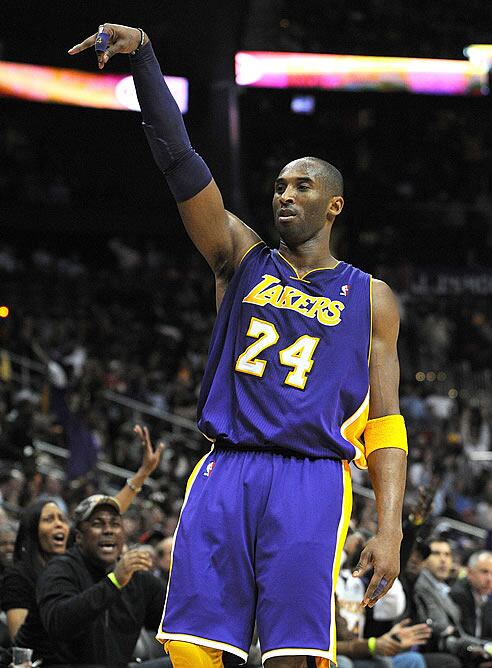 Kobe, durante el partido ante los Hawks