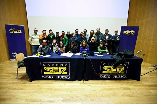 Todos los que hicieron posible el programa. El equipo de Radio Huesca, SER Aventureros e invitados