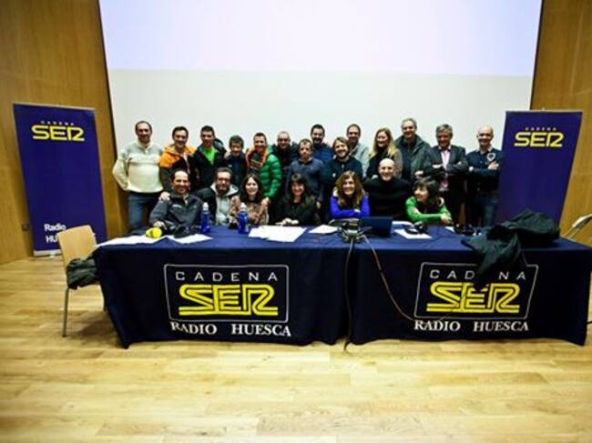 Todos los que hicieron posible el programa. El equipo de Radio Huesca, SER Aventureros e invitados