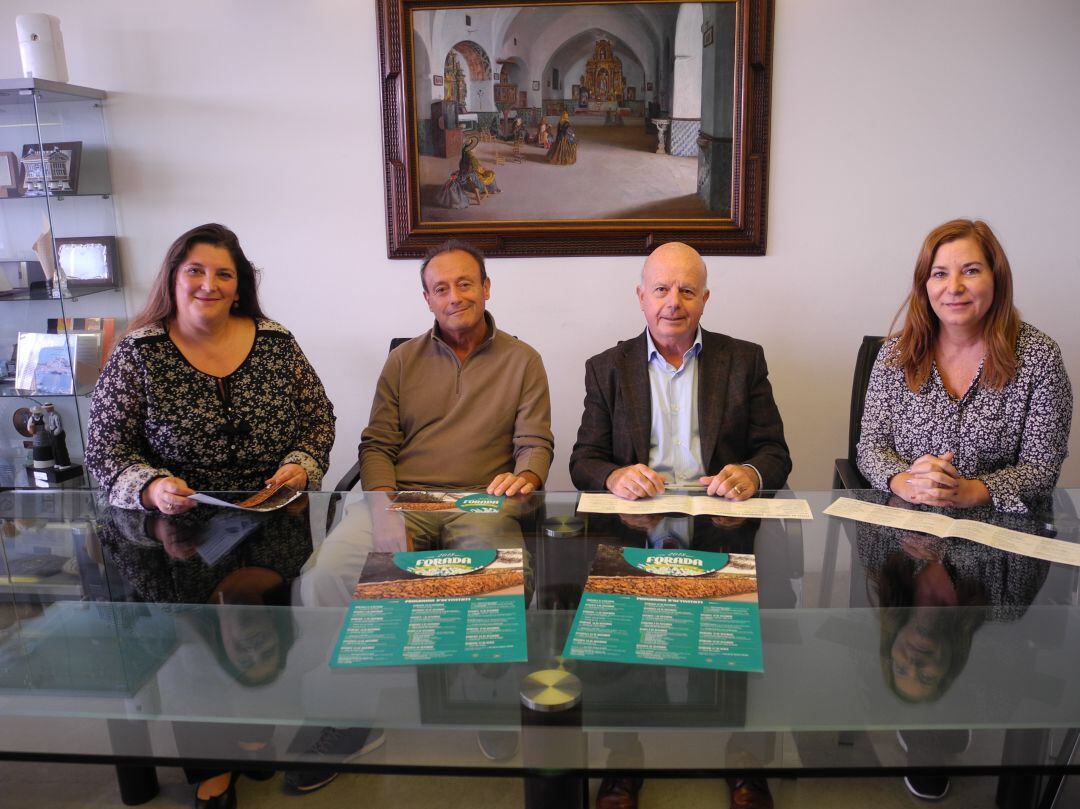 Un momento durante la presentación del programa de fiestas