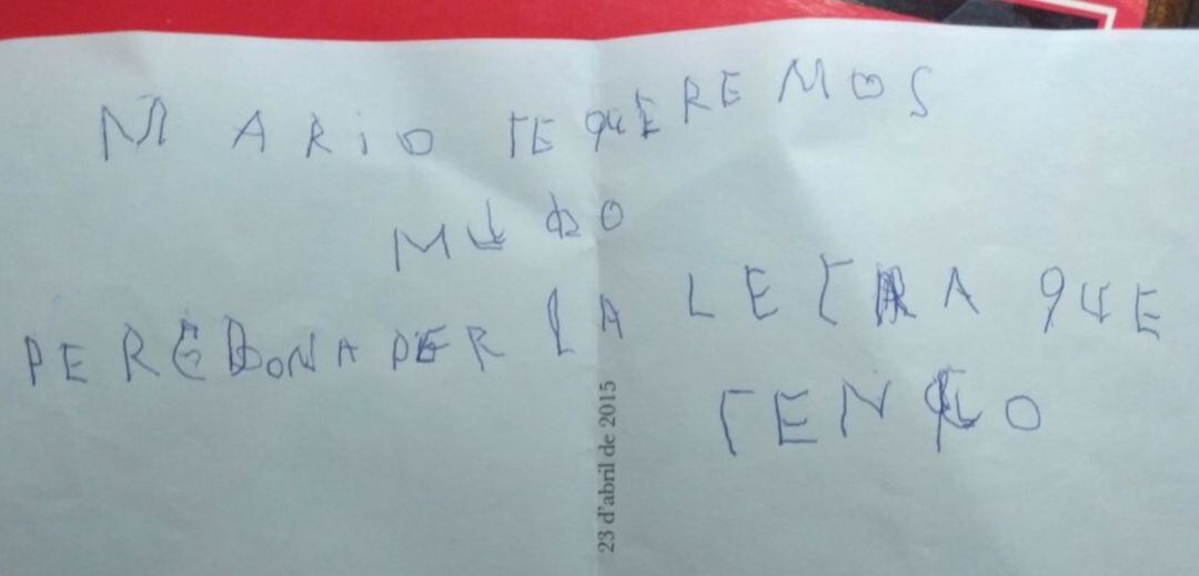 El breve mensaje que envió un abuelo a su nieto tras sufrir un ictus.