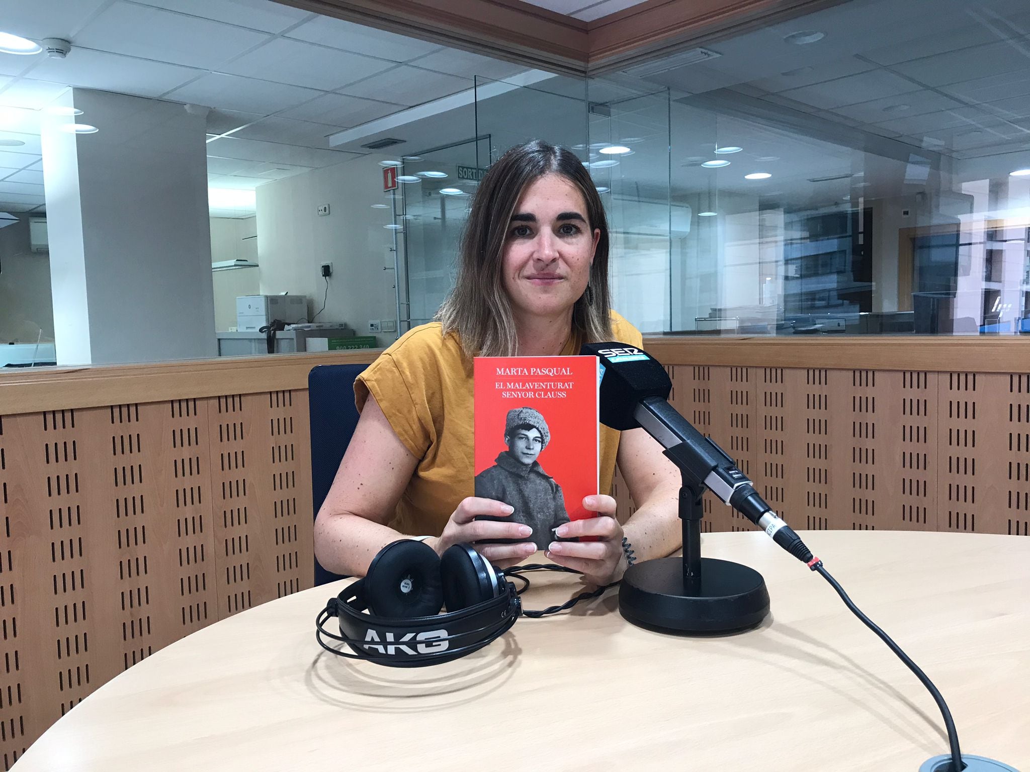 Marta Pasqual, autora del llibre &quot;El malaventurat senyor Clauss&quot;