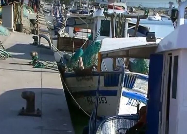 Pesqueros en el Puerto de La Atunara