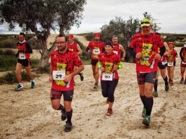 Alguno de los corredores de "Se nos va la pinza"