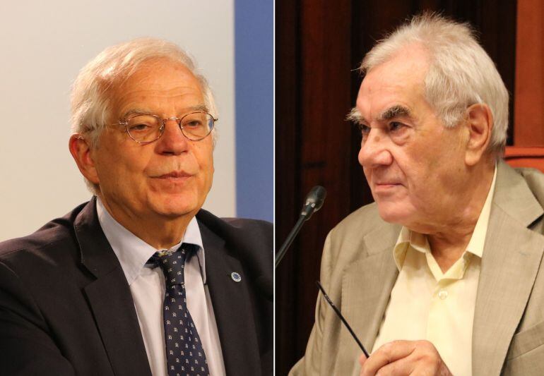 Els responsables d&#039;Exteriors del Govern central i de la Generalitat, Josep Borrell i Ernest Maragall