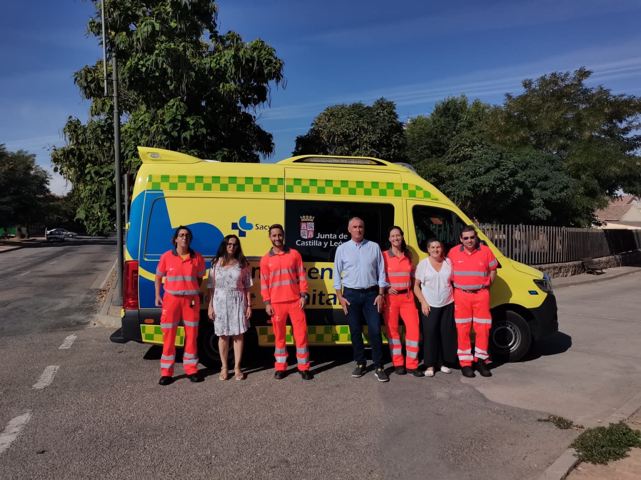 La Junta pone en servicio las nuevas ambulancias de emergencias de Cuéllar y Boceguillas