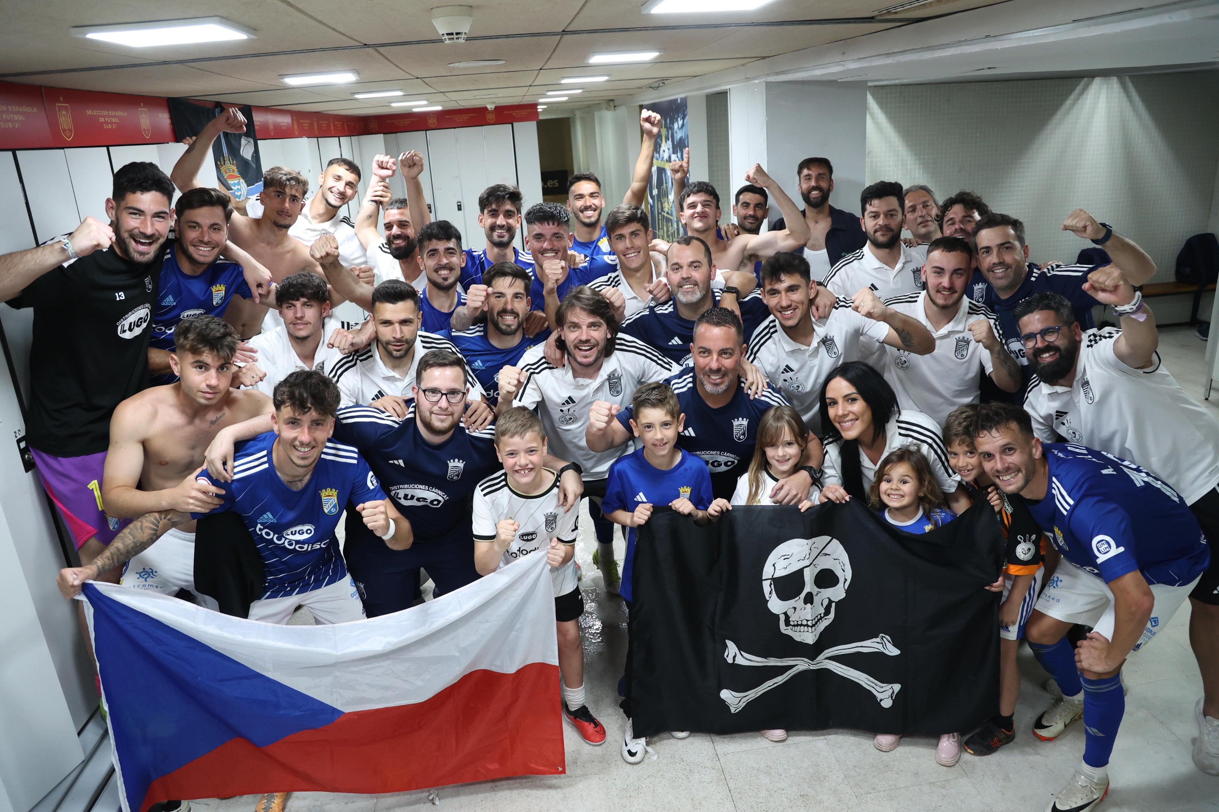 Xerez CD celebra la victoria ante La Palma