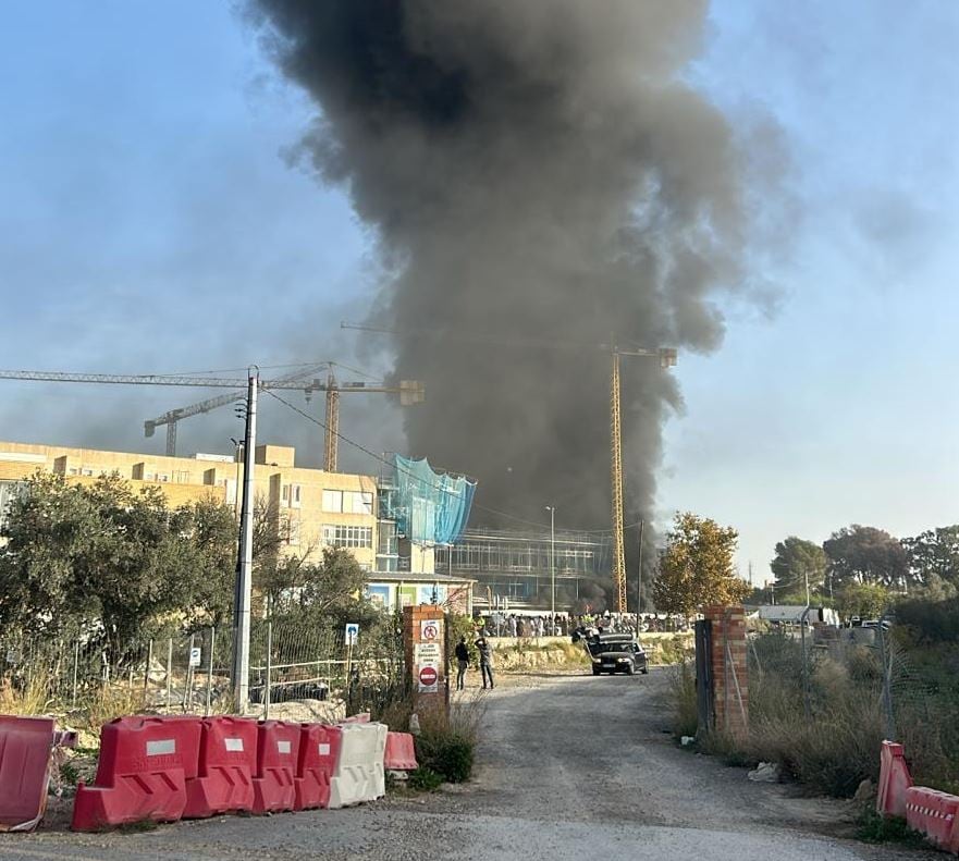 El incendio en el Hospital Comarcal de la Marina Baixa.