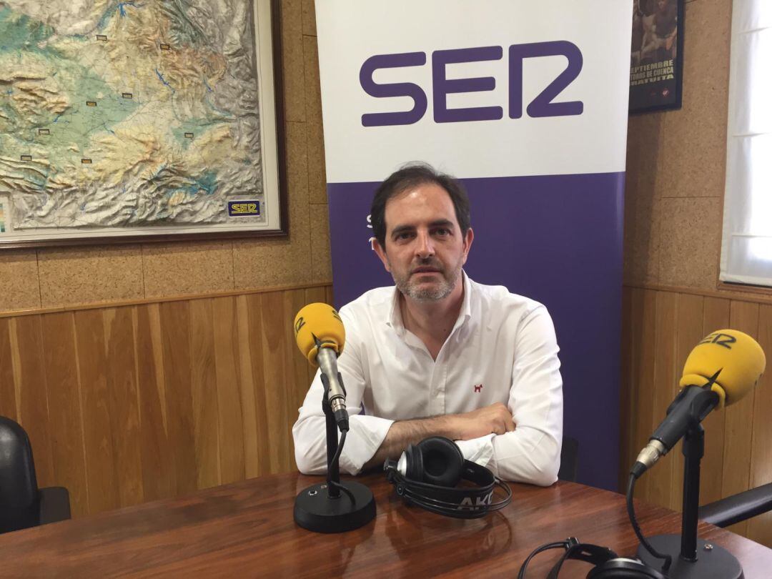 Ce´sar Sánchez durante una entrevista 