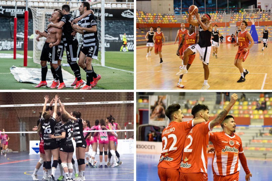 Algunos de los equipos más representativos del deporte cartagenero