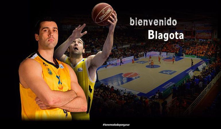 Cartel de bienvenida al fichaje