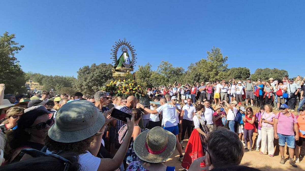 La Virgen de Tejeda recorre el Marquesado de Moya en un nuevo Septenario