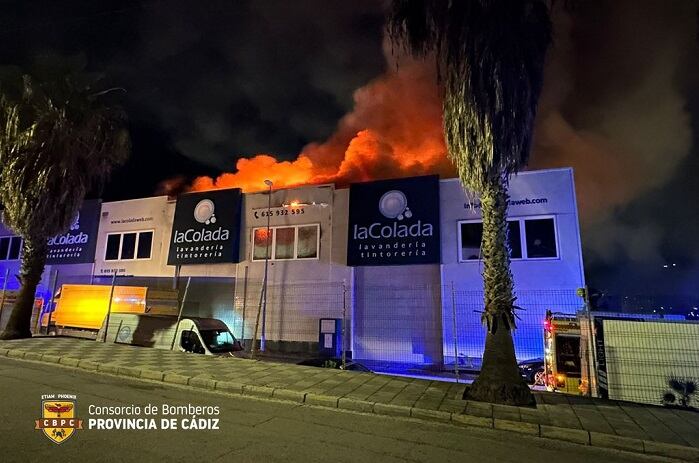Imagen del incendio