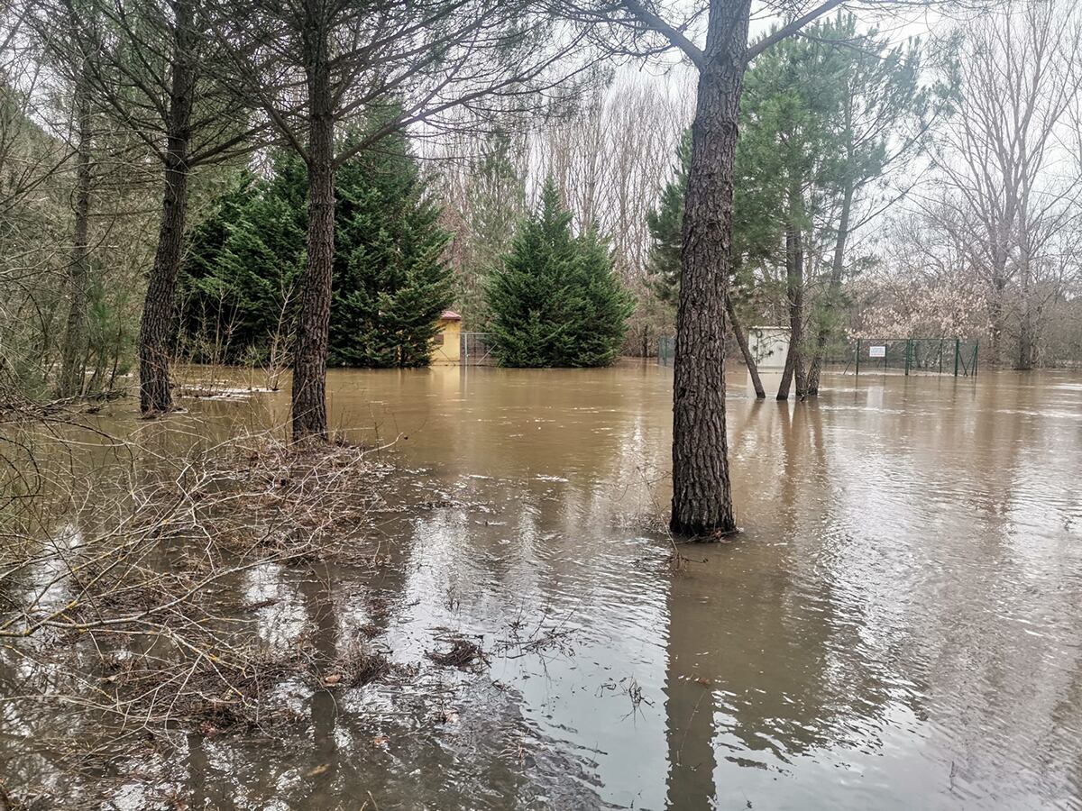 Los manantiales que abastecen a la zona han quedado inundados
