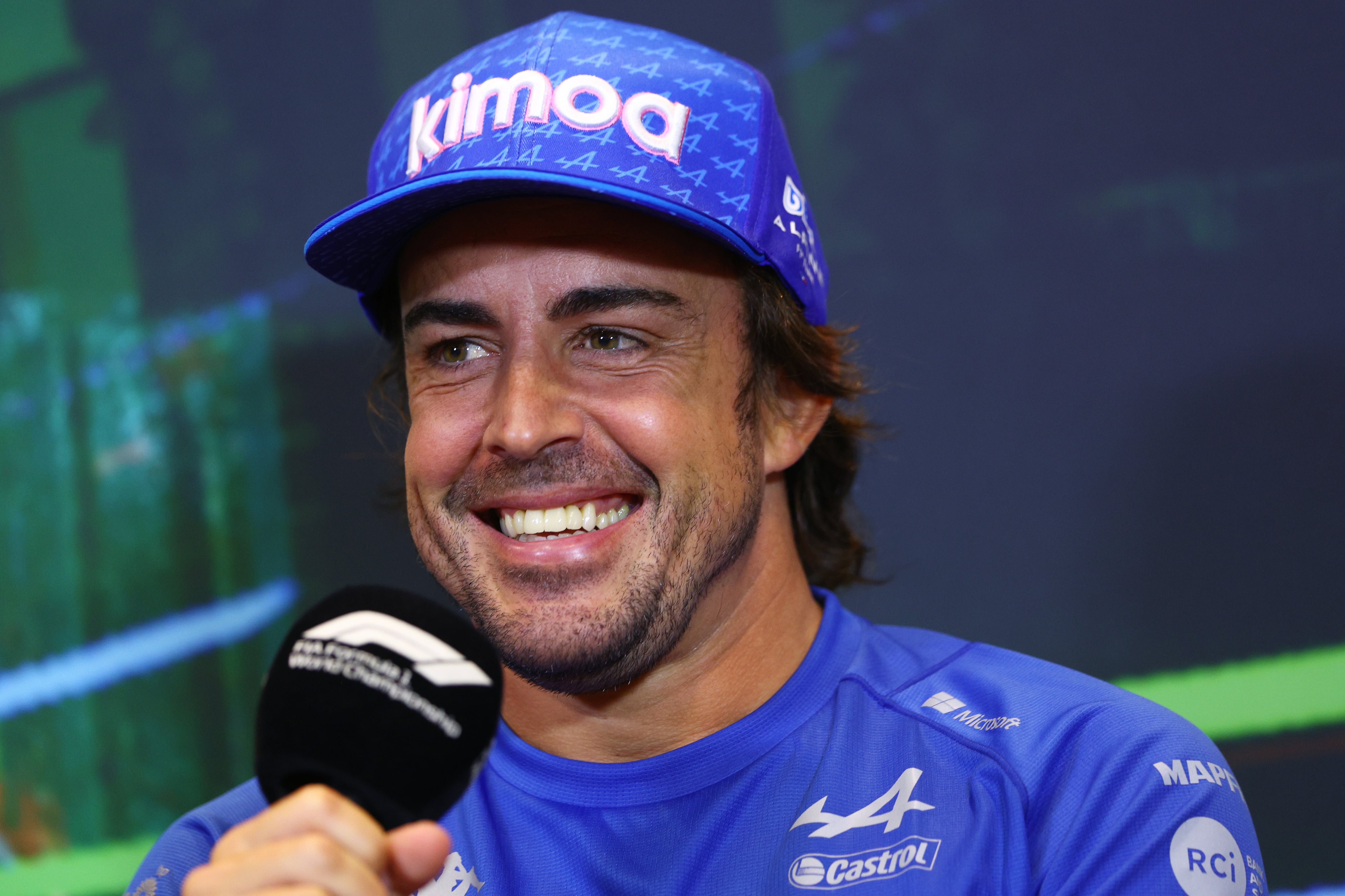 Fernando Alonso, piloto español de Alpine.