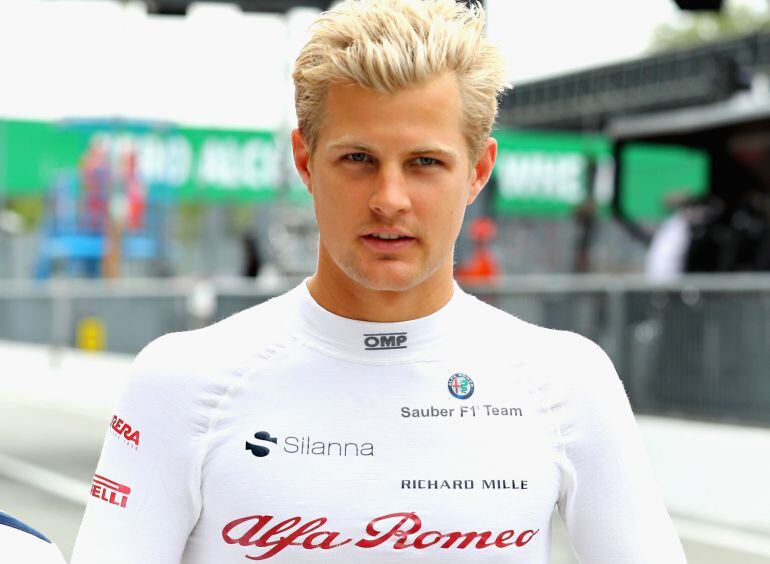 Marcus Ericsson of Sweden and Sauber F1 walks in the Pitlane after a big crash during practice for the Formula One Grand Prix of Italy at Autodromo di Monza on August 31, 2018 in Monza, Italy.
