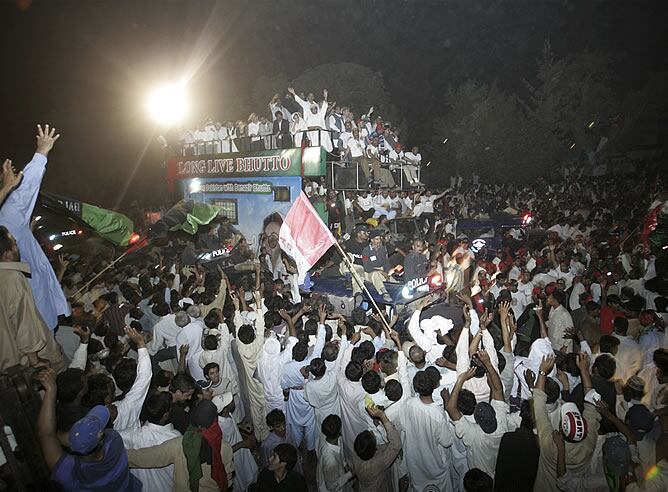 Momentos antes de la explosión.