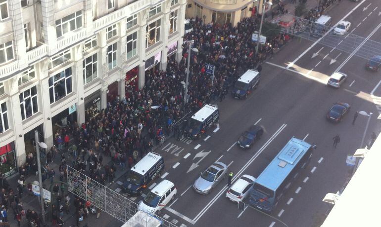 Imágenes de la marcha convocada en Madrid