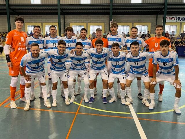 Once inicial del Málaga Redonda FS en un amistoso ante El Ejido FS