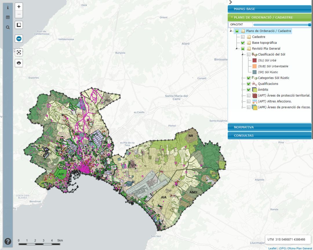 Visor interactivo del Plan General.