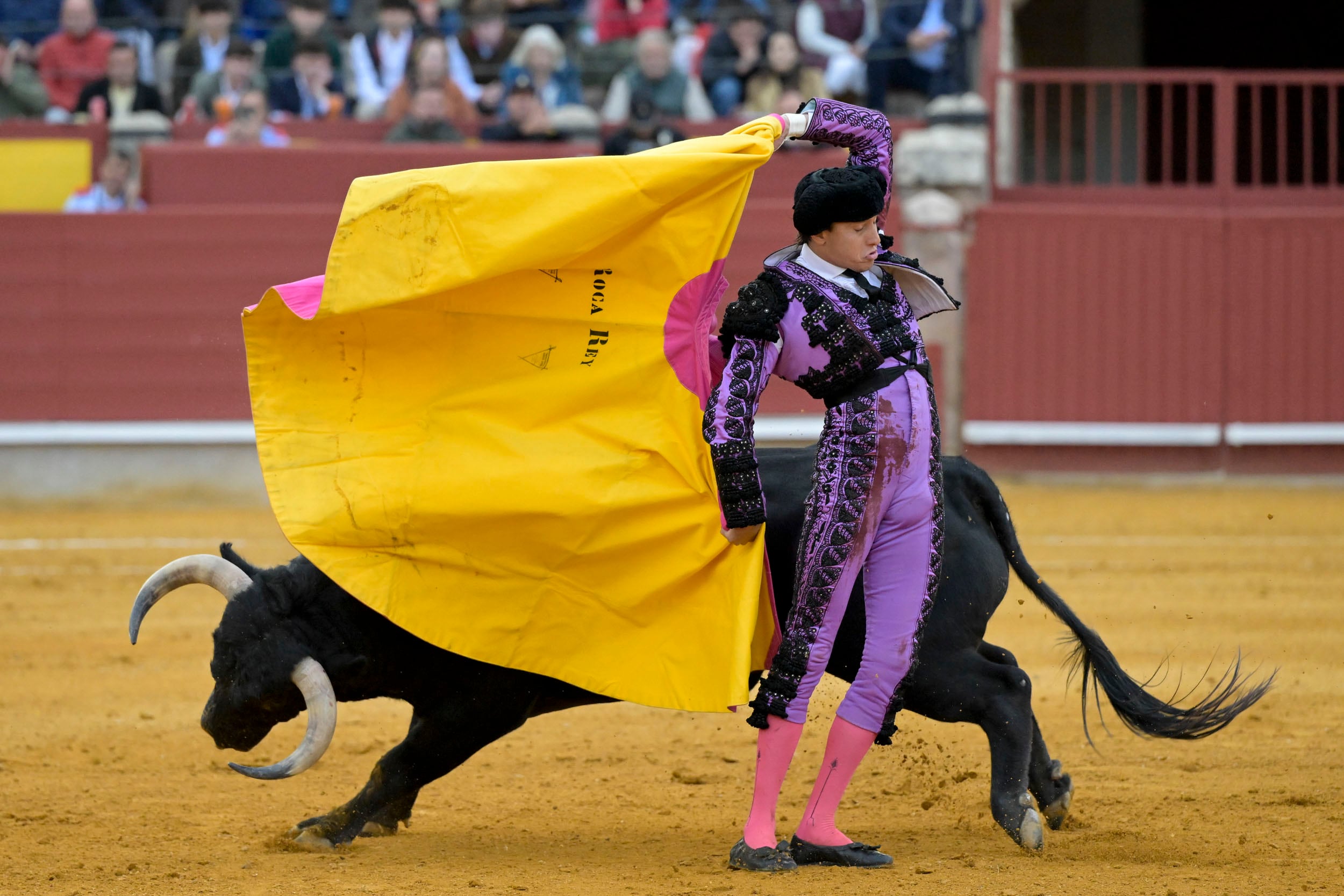 El torero Andrés Roca Rey durante la corrida celebrada el pasado domingo para reinaugurar la Plaza de Toros de Ciudad Real