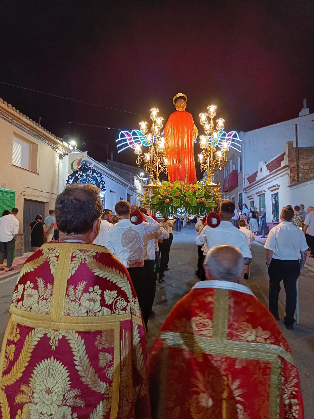 Momento de la procesión