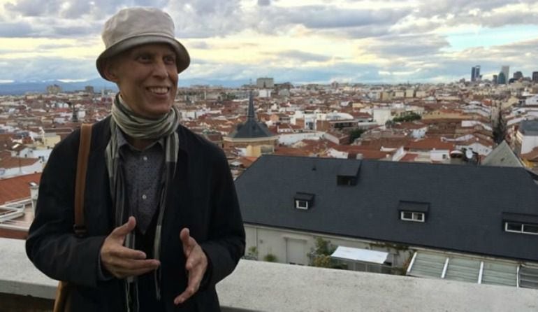 Pedro Zerolo en la terraza de la SER. 