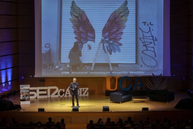 Andy Stalman, durante su intervención en la tercera edición de Branding Day en Cádiz