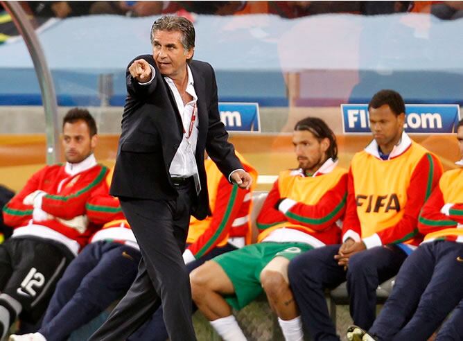 Queiroz, entrenador de Portugal y ex-entrenador del Real Madrid C.F.