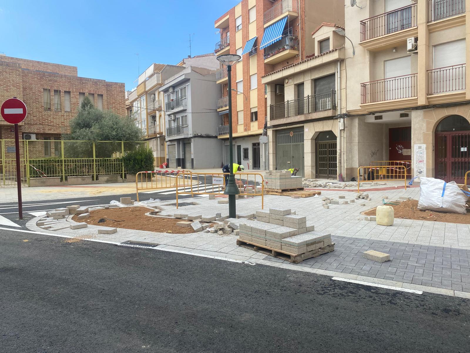 Obras en el barrio Carretas-Huerta de Marzo, en Albacete.