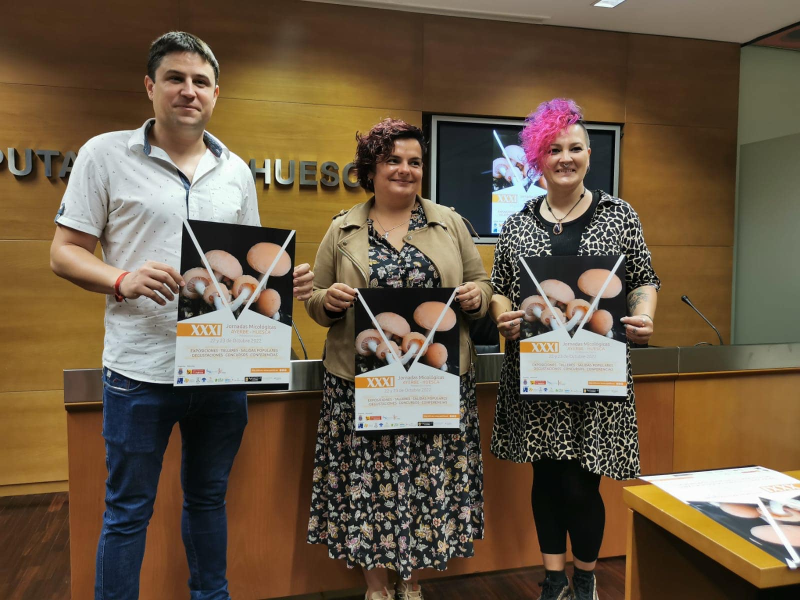 Antonio Biescas, Sofía Avellanas, Rebeca Armada