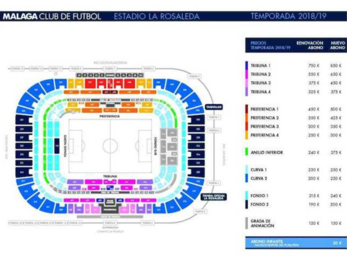 El Málaga lanza su campaña de abonados para la próxima temporada